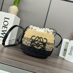 Loewe x Paula's Ibiza Raffia Beehive Degrade Basket Borsa Replica qualità specchio Replica Perfette Loewe x Paula's Ibiza Raffia Beehive Degrade Basket Borsa imitazioni