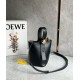 Replica Perfette Loewe Mini Pebble Bucket Borsa Nero Vitello imitazioni