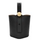 Replica Perfette Loewe Mini Pebble Bucket Borsa Nero Vitello imitazioni