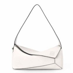 Replica Perfette Borse  Hobo Puzzle Loewe vitello nappa bianca imitazioni