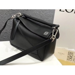 Loewe Piccolo Puzzle Borsa Nero Vitello Loewe Piccolo Puzzle Borsa Nero Vitello