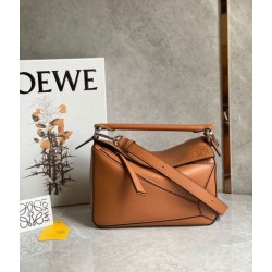 Loewe Puzzle Piccolo Borsa Tan Classico Vitello Loewe Puzzle Piccolo Borsa Tan Classico Vitello