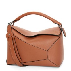 Replica Perfette Loewe Puzzle Medium Borse Imitazioni Brown Classic Calfskin imitazioni