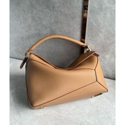 Loewe Puzzle Medium Borse Replica Toffee Grained Calfskin Loewe Puzzle Medium Borse Replica Toffee Grained Calfskin