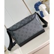 LV Pulse Messenger Borse Replica tela monogram Eclipse M12681