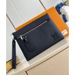 LV Takeoff Pouch LV Aerogram blu navy M11486