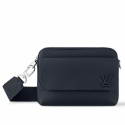Borsa a tracolla LV Fastline LV Aerogram blu navy M11600