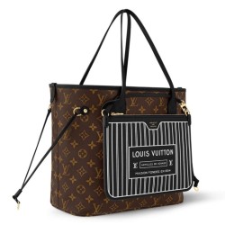 Riproduzione Fedele Louis Vuitton Neverfull Inside Out MM Borsa e monogram M11946 imitazioni