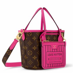 Riproduzione Fedele LV Neverfull Inside Out BB Borse Replica Alta Qualità e monogram M12106 imitazioni