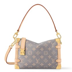 Riproduzione Fedele Louis Vuitton Side Trunk MM Imitazioni borse griffate tela monogram grigia M12428 imitazioni