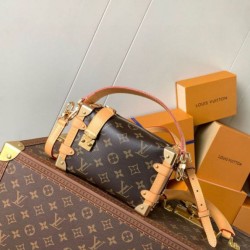 Qualità Specchio Replica LV Side Trunk PM Borse Alta Qualità tela monogram M46815 Riproduzione Fedele LV Side Trunk PM Borse Replica Alta Qualità tela monogram M46815 imitazioni
