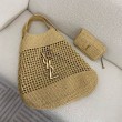 Saint Laurent Icare Maxi Shopping Borse Replica Naturel Raffia