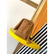 Saint Laurent Jamie 4.3 Piccolo Replica Perfetta Brown Suede Calfskin