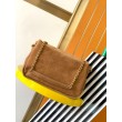 Saint Laurent Jamie 4.3 Piccolo Replica Perfetta Brown Suede Calfskin