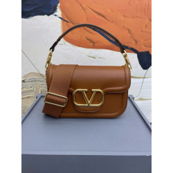Valentino Alltime Borsa a tracolla Marrone Granulata