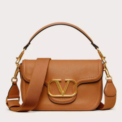 Valentino Alltime Borsa a tracolla Marrone Granulata