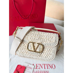 Valentino Alltime Borse a tracolla Bianco Raffia