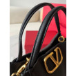 Valentino Alltime Medium Borsa Nero vitello granata Valentino Alltime Medium Borsa Nero vitello granata