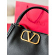 Valentino Alltime Medium Borsa Nero vitello granata Valentino Alltime Medium Borsa Nero vitello granata