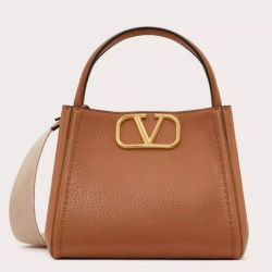 Valentino Alltime Piccolo Borsa Marrone vitello granata