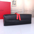 Valentino Garavani Nero Grande Vring Shopping Tote