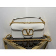 Valentino Loco Grande Borsa A Tracolla Bianco Vitello Valentino Loco Grande Borsa A Tracolla Bianco Vitello