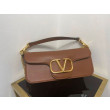 Valentino Loco Grande Borsa A Tracolla Marrone Vitello Valentino Loco Grande Borsa A Tracolla Marrone Vitello