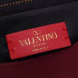 Valentino Medium VRing Chain Borsa Bordeaux Grainy Calfskin