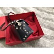 Valentino Mini Rockstud Crossbody Borse Replica Nero Vitello