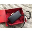 Valentino Mini Rockstud Crossbody Borse Replica Nero Vitello