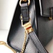 Valentino Piccolo Vsling HandBorse Firmate Replica Nero Vitello Granato