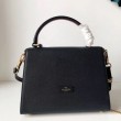 Valentino Piccolo Vsling HandBorse Firmate Replica Nero Vitello Granato