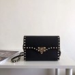 Valentino Rockstud Piccolo Crossbody Borsa Nero Granulato