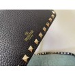 Valentino Rockstud Piccolo Crossbody Borsa Nero Vitello Granulato