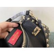 Valentino Rockstud Piccolo Crossbody Borsa Nero Vitello Granulato
