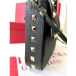 Valentino Rockstud Pouch Borsa Nero Granulato