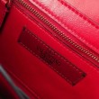 Valentino Rockstud Spike Chain Clutch Agnello Rossa