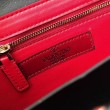 Valentino Rockstud Spike Chain Clutch Nero Agnello