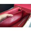 Valentino Rockstud Spike Zip Portafoglio Rosso Agnello