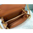 Valentino Stud Sign Borse a tracolla Marrone Nappa