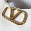 Valentino Stud Sign Hobo Borse Replica Bianco Vitello