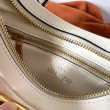 Valentino Stud Sign Hobo Borse Replica Bianco Vitello