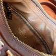 Valentino Stud Sign Hobo Borsa Marrone Scuro