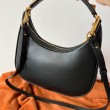 Valentino Stud Sign Hobo Borsa Nero Vitello