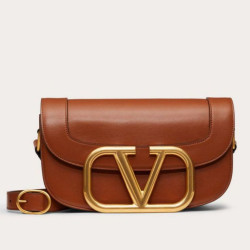 Valentino Supervee Crossbody Borsa Marrone