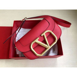 Valentino Supervee Crossbody Borsa Rosso