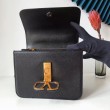Valentino Vsling Grande Borse a tracolla Nero Vitello Granulato