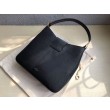 Valentino Vsling Hobo Borsa Nero Vitello Granato