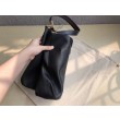 Valentino Vsling Hobo Borsa Nero Vitello Granato
