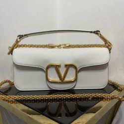 Valentino Loco Grande Borsa A Tracolla Bianco Vitello Replica qualità specchio Replica Perfette Valentino Loco Grande Borsa A Tracolla Bianco Vitello imitazioni